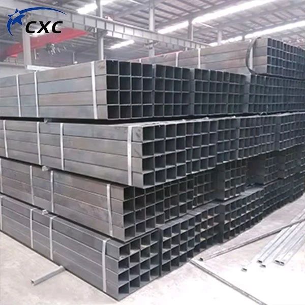 Black Square Steel Tube (1)
